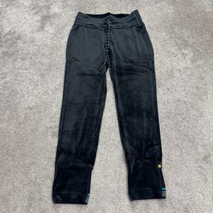 Betabrand Sweatpants Yoga Jogger Pants Womens Small Petite Blue Velour Y2K NWT